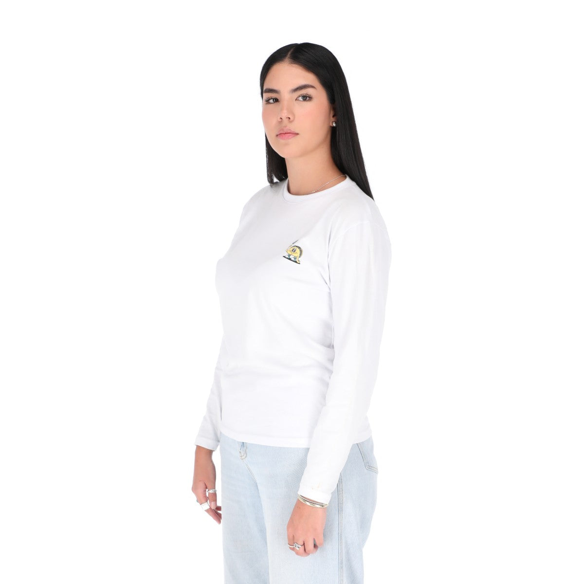 Playera manga larga Good vibes (Blue) Talla S